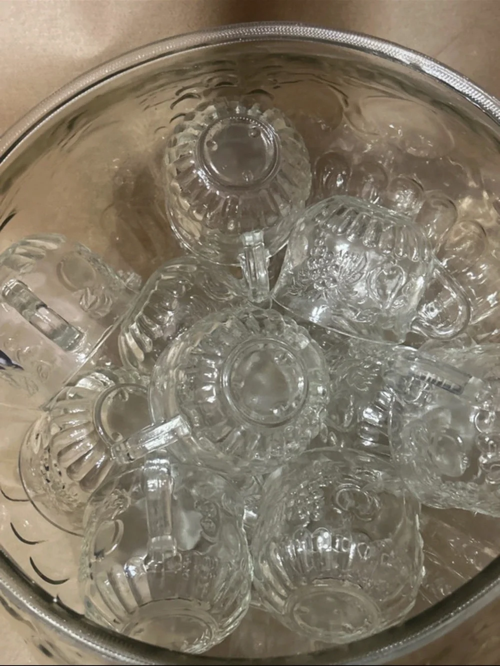 Clear Glass Serving Bowl - Transparent Glass Serveware